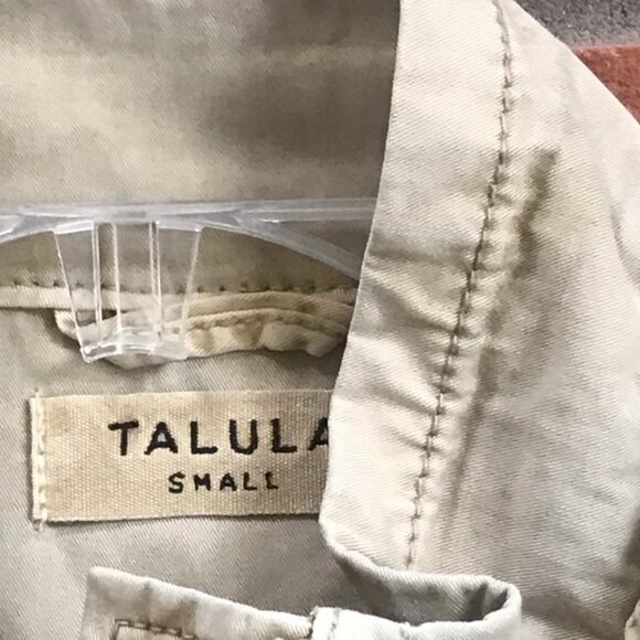 Aritzia Talula Trooper Utility Cargo Hood Cotton Jacket Military Drawcord Pocket - Picture 5 of 16